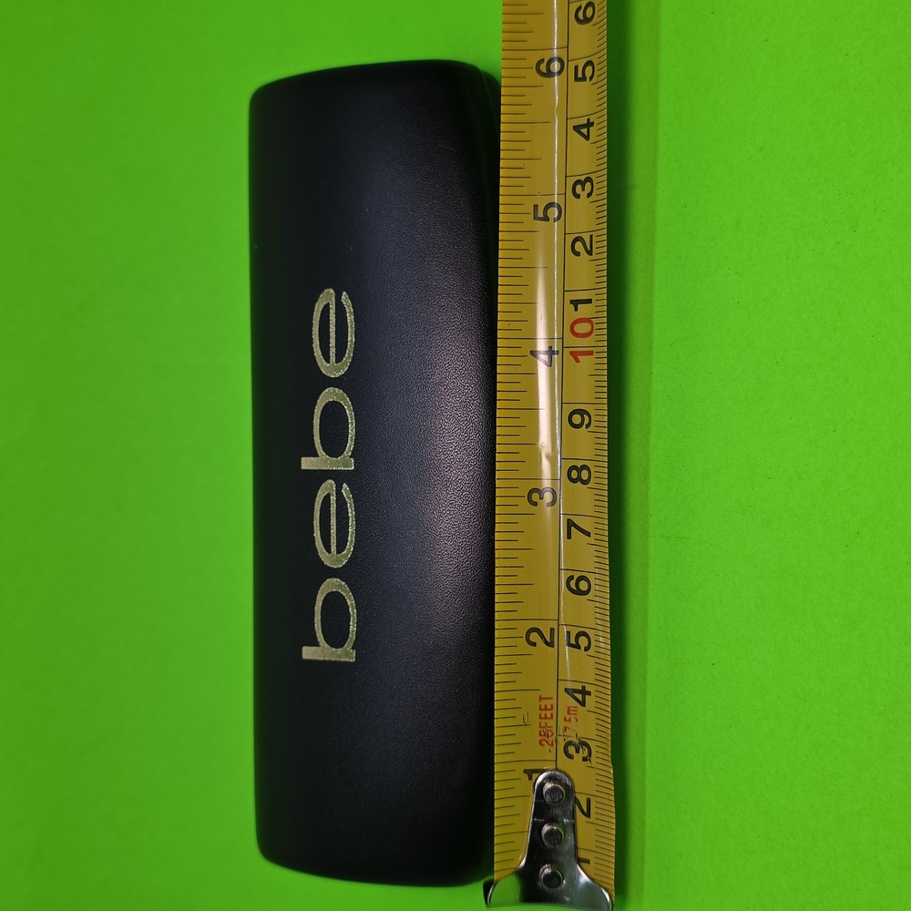 Bebe Black Clamshell Eyeglass Case (Case Only) - Picture 4 of 7
